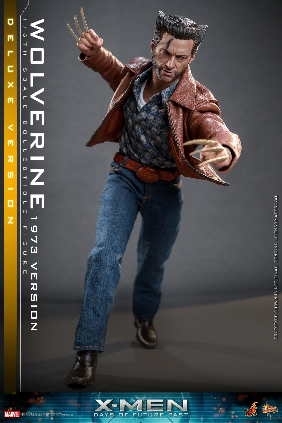Hot Toys MMS660B 1/6 X-Men: Days of Future Past - Wolverine 1973 Version (Deluxe Version) [Special Edition Bonus]