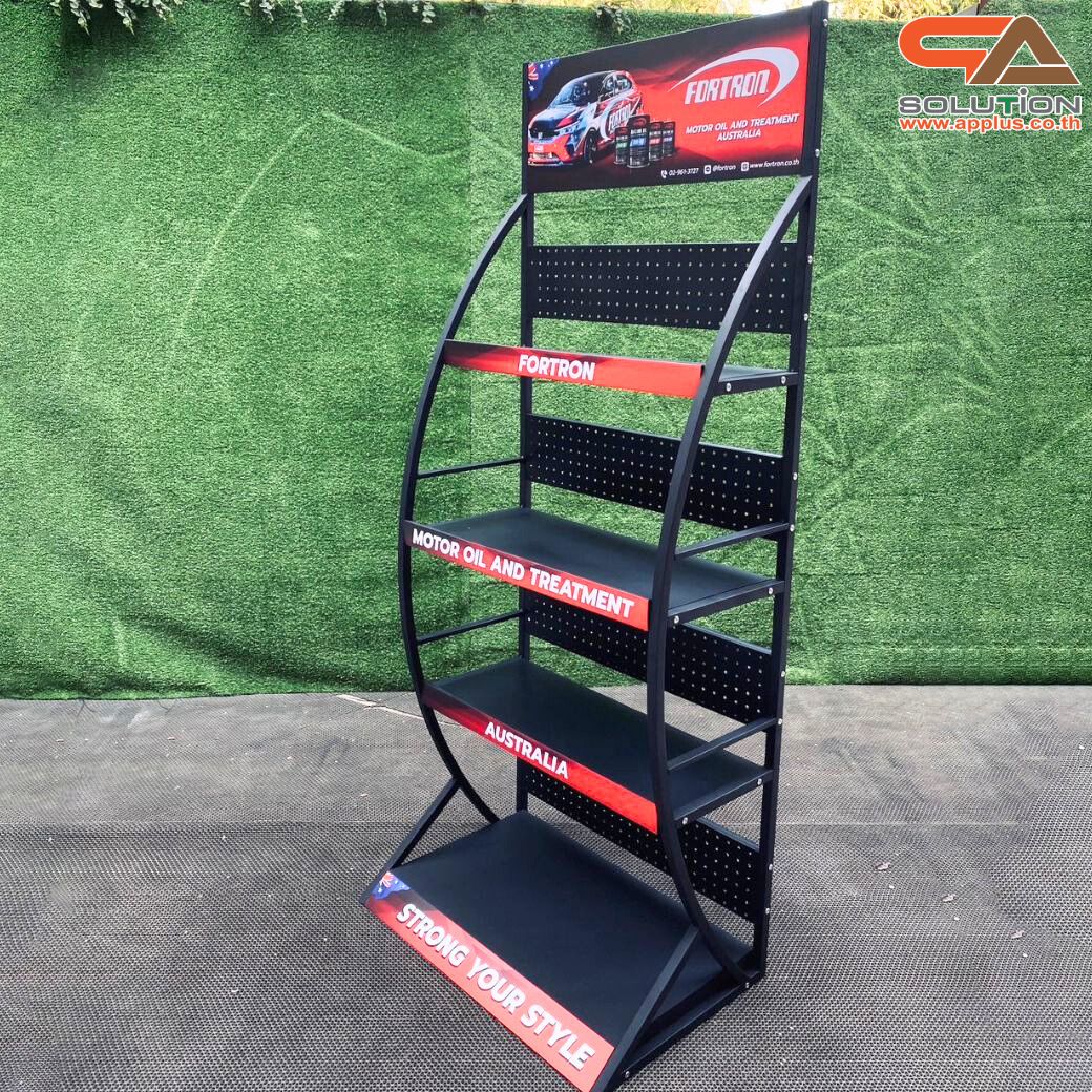 ชั้นวางสินค้าเหล็ก 4ชั้น สีดำขนาด(W)70 x (D)45 x (H)170 cm.(ถอดประกอบได้) แข็งแรง รับน้ำหนักได้ดี