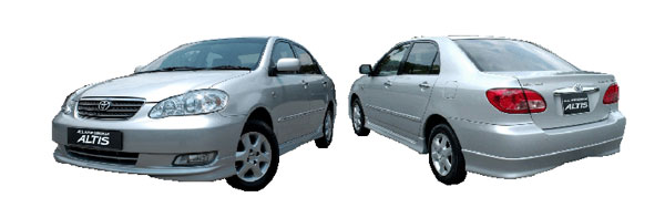 กันชนหลัง Toyota Altis 2001/2002/2003/2004/2005/2006/2007 (อัลติส/ลิโม่) - BangplusOnline