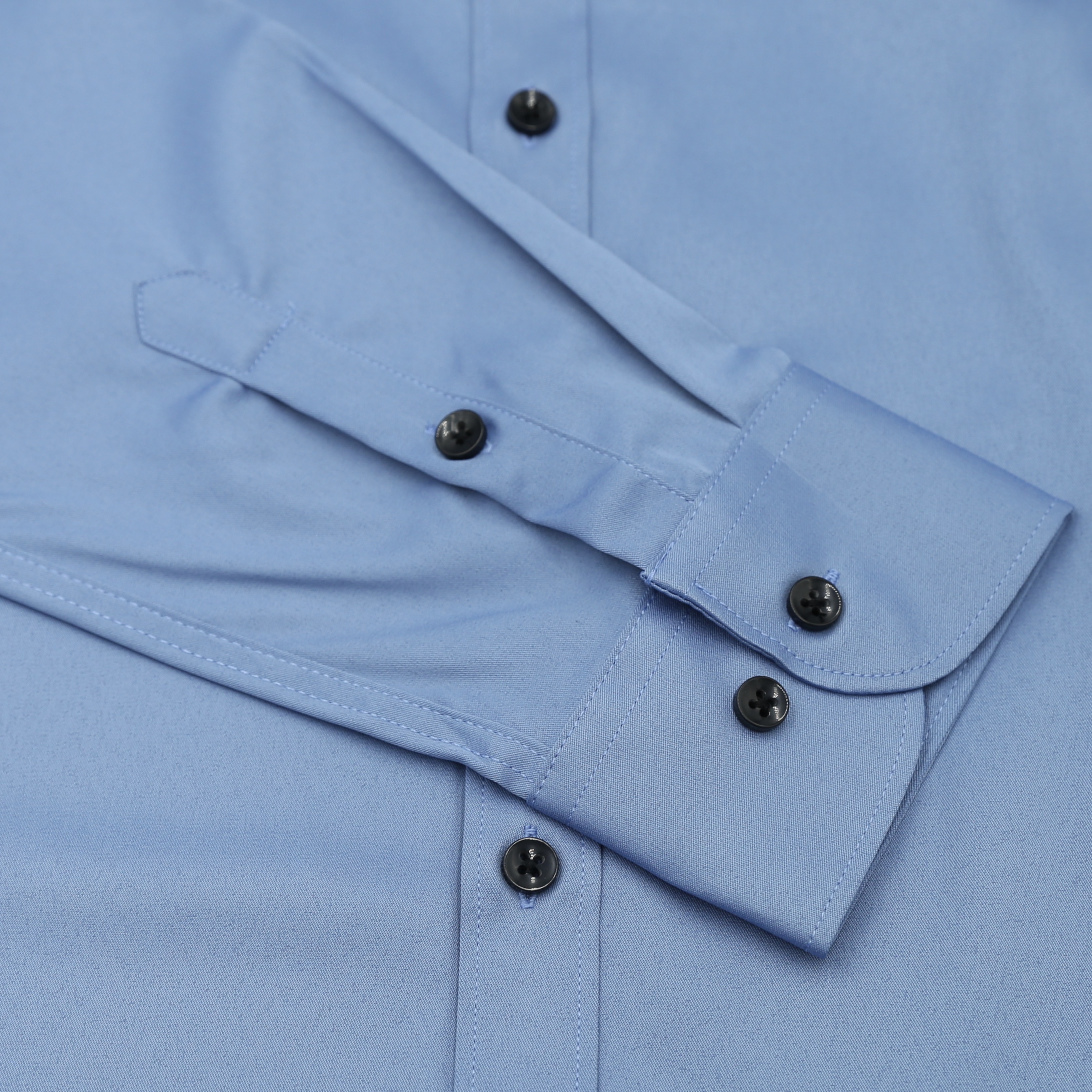 เสื้อเชิ้ตสีฟ้าพาสเทล Pastel Blue Shirt (Standard Collar)