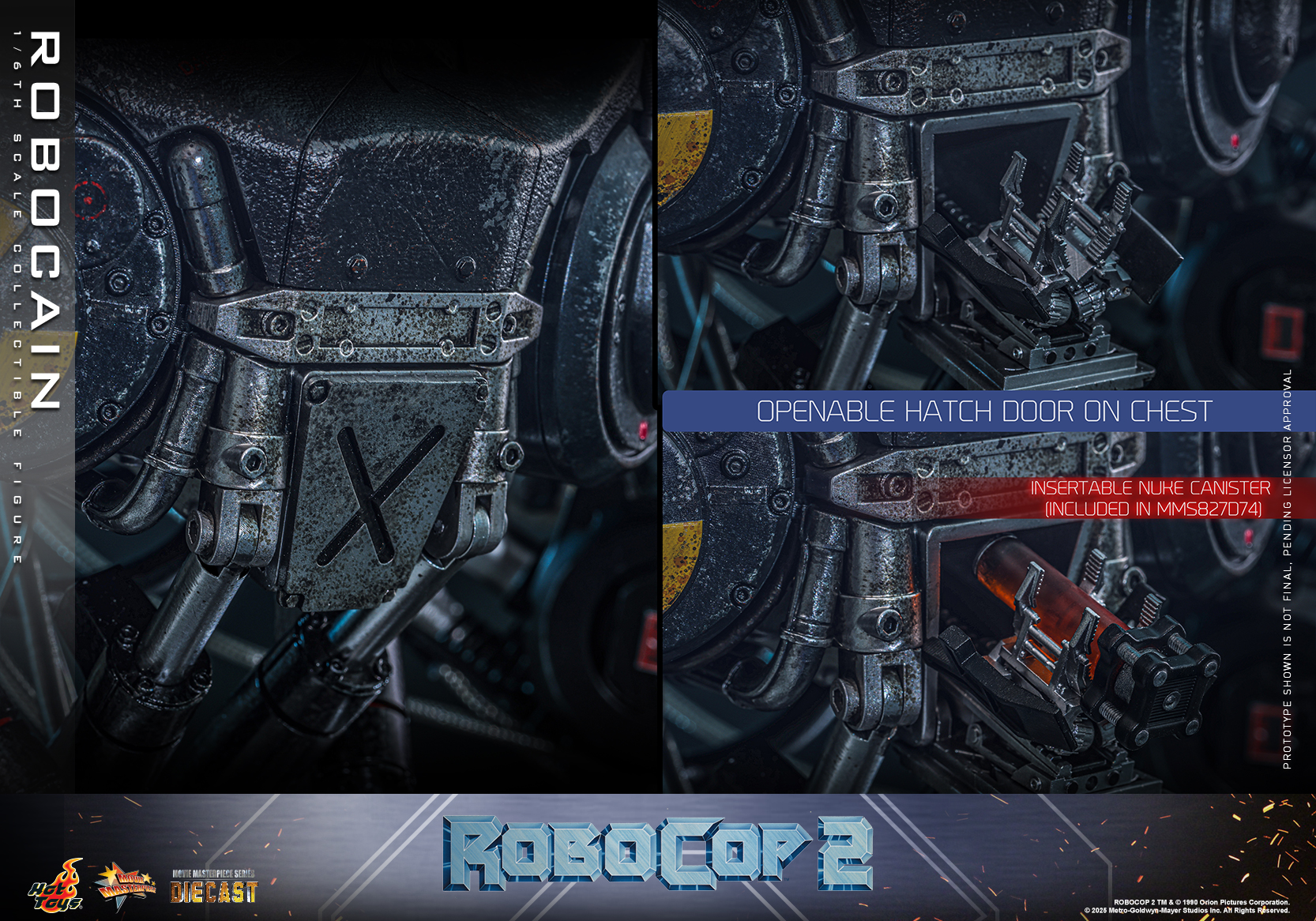 25/08/2568 Hot Toys MMS828D75 RoboCop 2 - RoboCain