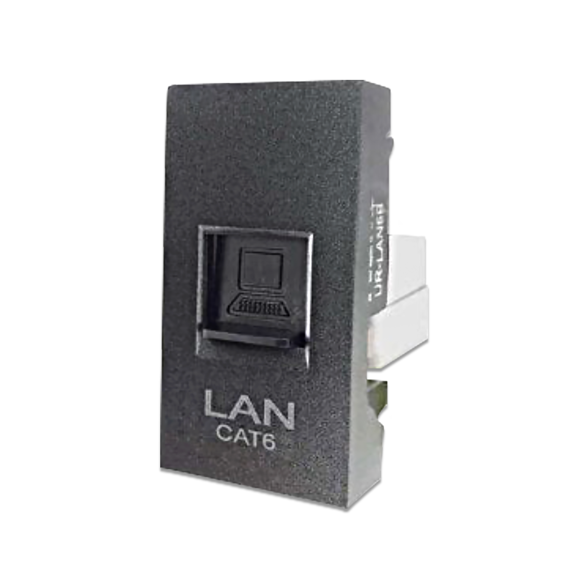 NANO เต้ารับคอมพิวเตอร์ (LAN) CAT6 Urban series สีดำ รุ่น UR-LAN6B