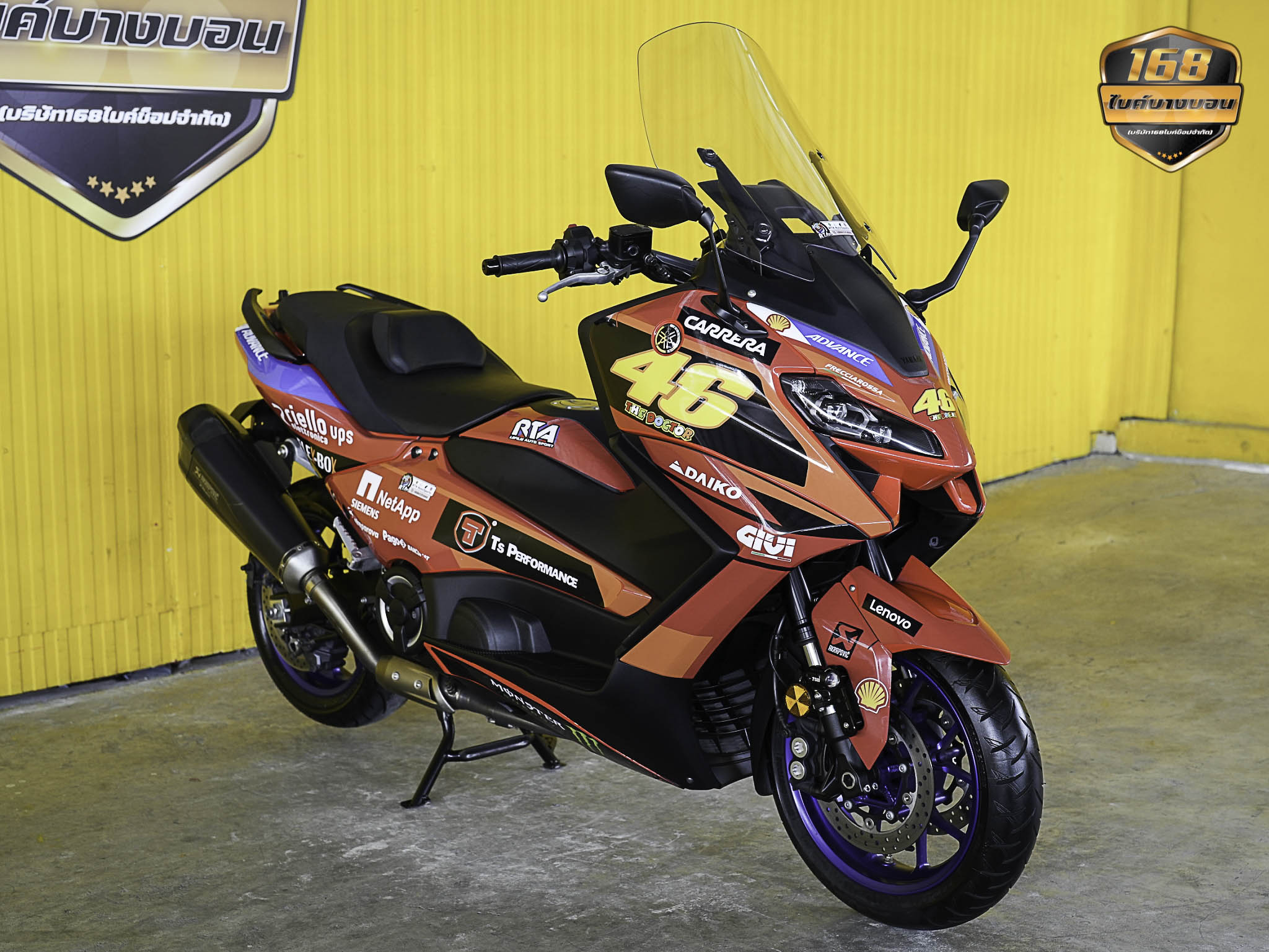 Yamaha NEW TMAX 560 จดปี 2023 เเต่งครบ ฟรีดาวน์ ออกรถใช้เงิน 0 บาท