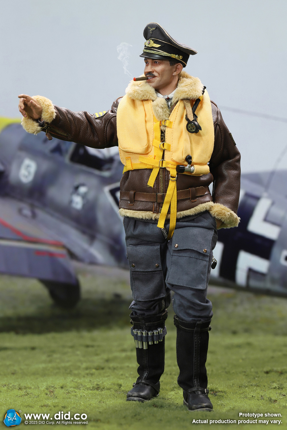 DID D80165 1/6 WWII German Luftwaffe Ace Pilot - Adolf Galland