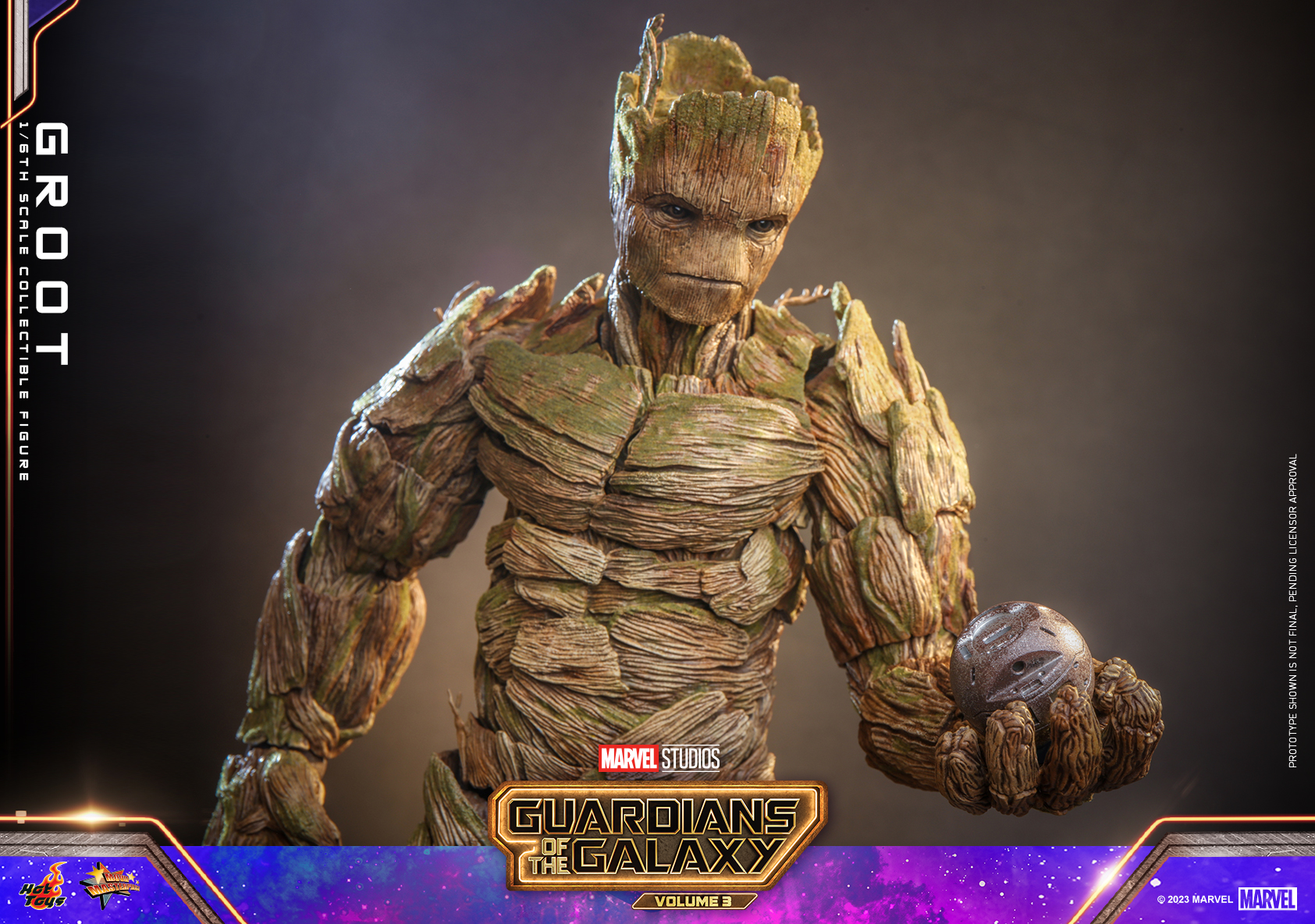 Hot Toys MMS706 1/6 Guardians of the Galaxy Vol. 3 - Groot