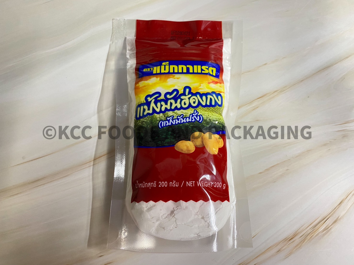แป้งมันฮ่องกง (แป้งมันฝรั่ง) ตรา แม็กกาแรต ขนาด 200กรัม