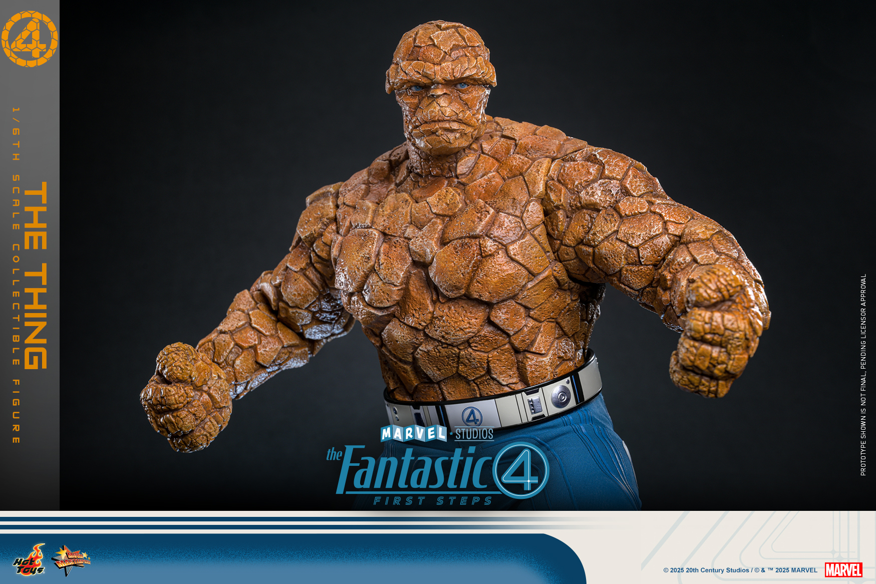 25/08/2568 Hot Toys MMS813 The Fantastic Four: First Steps - The Thing
