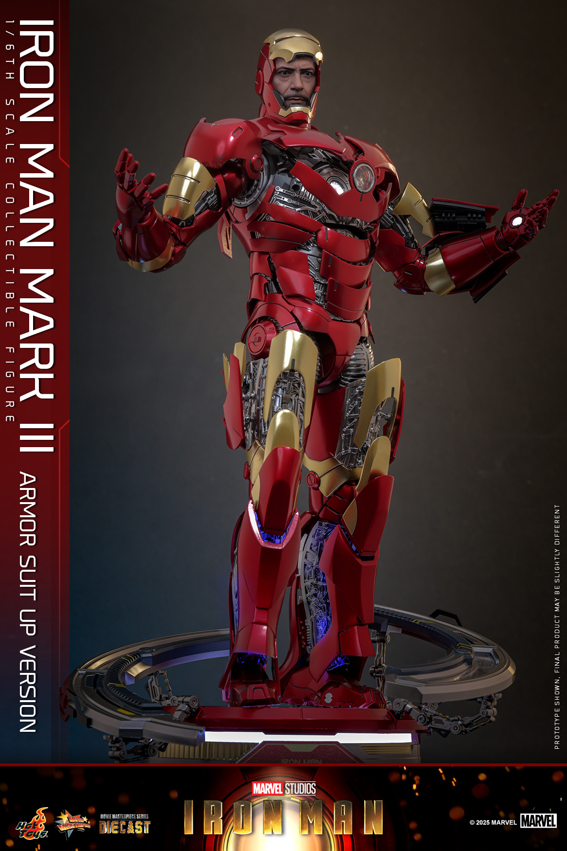 25/08/2568 Hot Toys MMS825D72 Iron Man - Iron Man Mark III (Armor Suit Up Version)