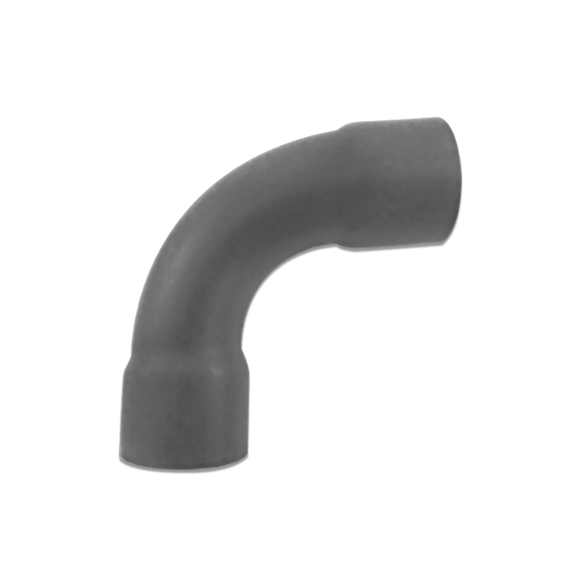 ข้อโค้ง(ทำมือ) NANO 90 องศา (นิ้ว) เทาเข้ม HB90-18G (100 ชิ้น/กล่อง)