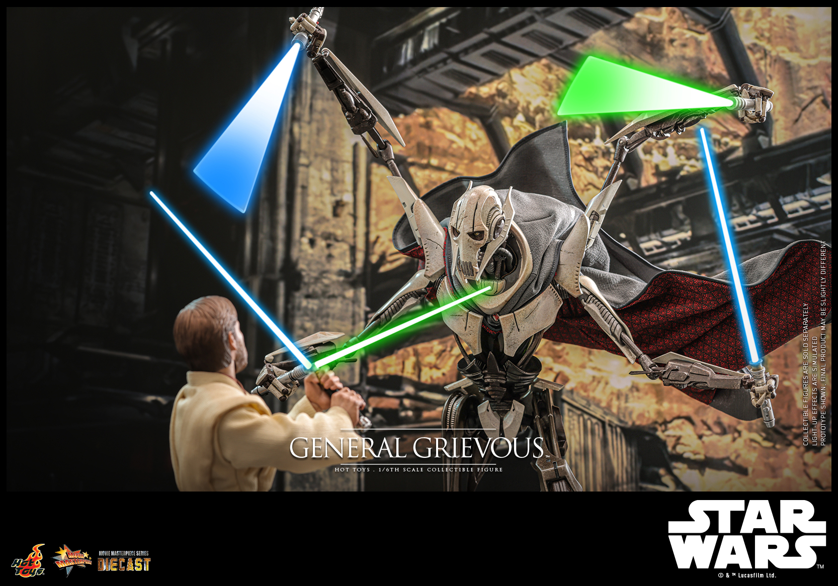 Hot Toys MMS760D67 Star Wars Episode III: Revenge of the Sith - General Grievous