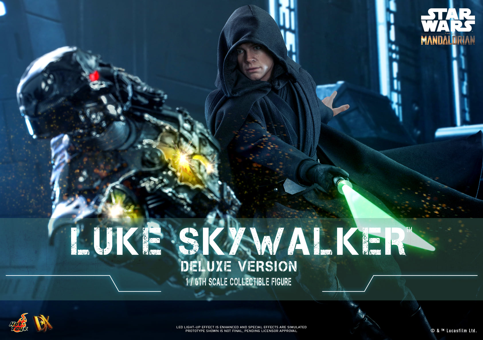 Hot Toys DX23 1/6 Star Wars: The Mandalorian™ - Luke Skywalker™ (Deluxe Version)