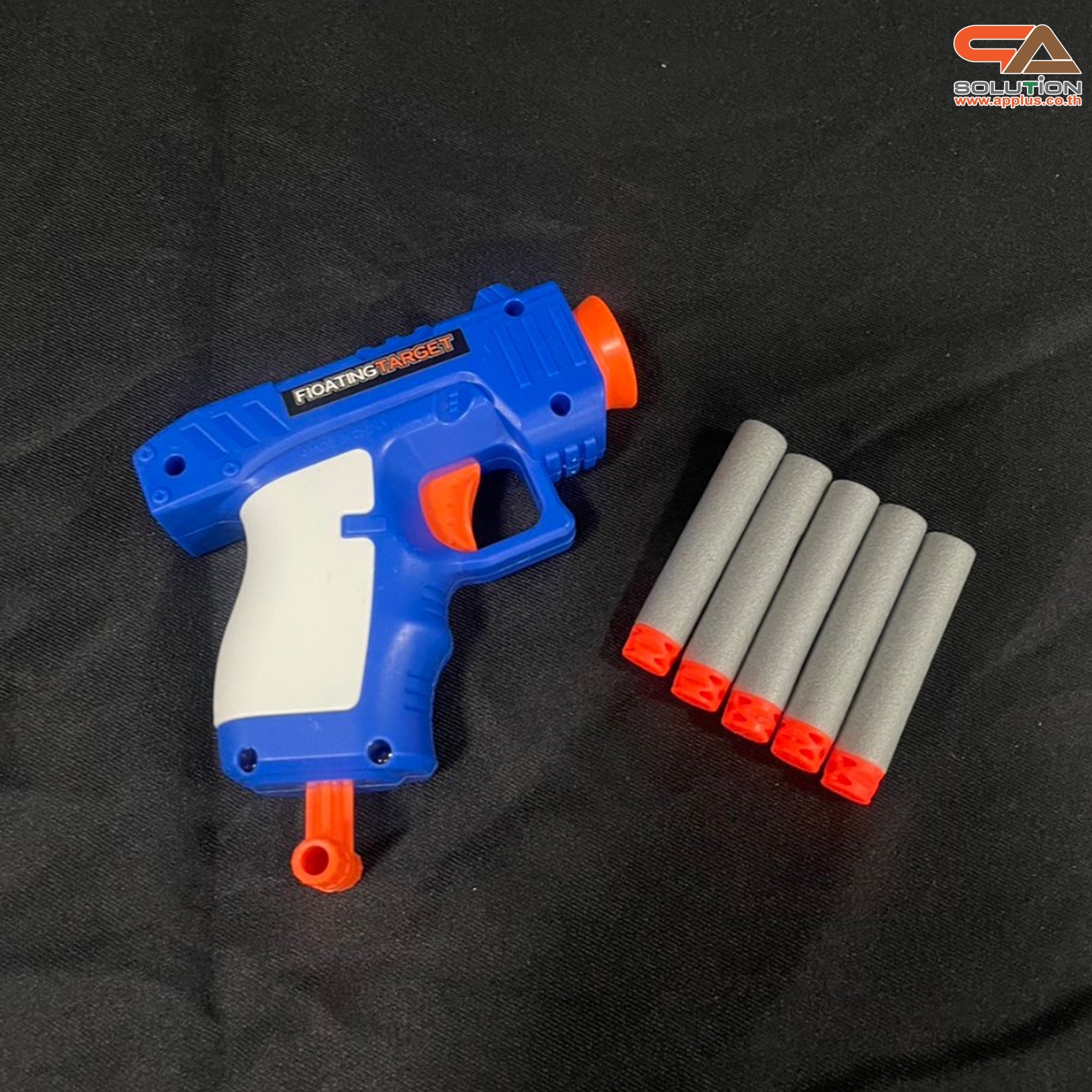 เกมส์ยิงเป้าหมุน เป้าหมุน 360 องศา จำนวน 10 เป้า จอ LED นับคะแนน พร้อมปืนกระสุนโฟม 1 ชุด