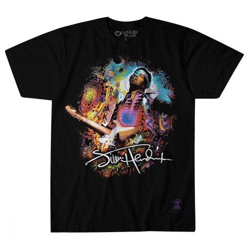 🇺🇸[PREORDER] เสื้อวง JIMI HENDRIX T-SHIRT รวมลายสุดฮิต ลิขสิทธิ์แท้ LIQUID BLUE จาก USA