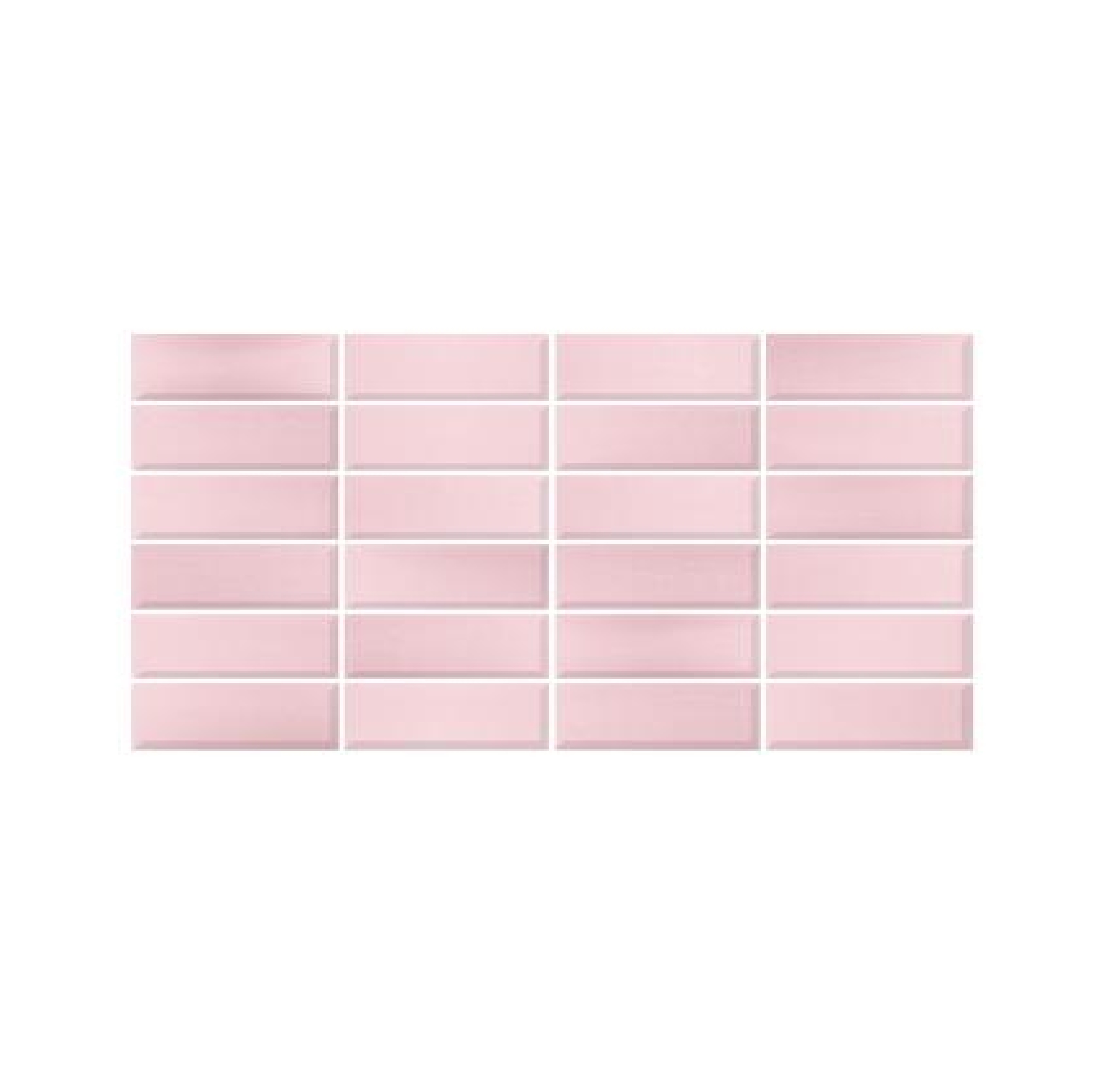 กระเบื้องผนัง KASSA รุ่น KS-INW245 เอ็มเมอร์สัน ขนาด 25 x 40 ซม. (กล่อง 10 แผ่น) สีชมพู