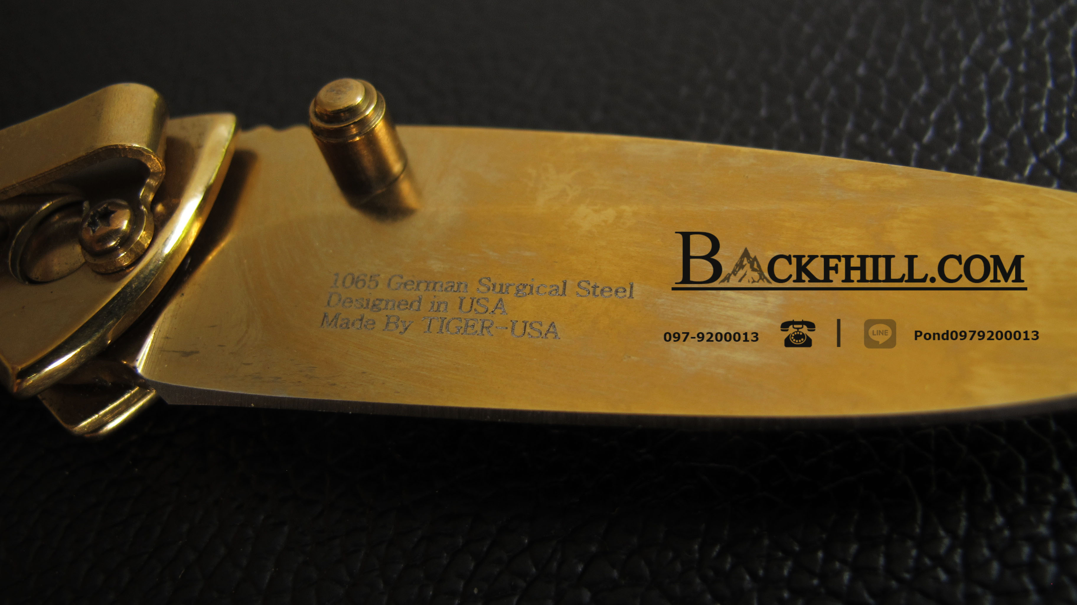 มีดพับ Tiger USA. รุ่น TF 800 GD-GOLD