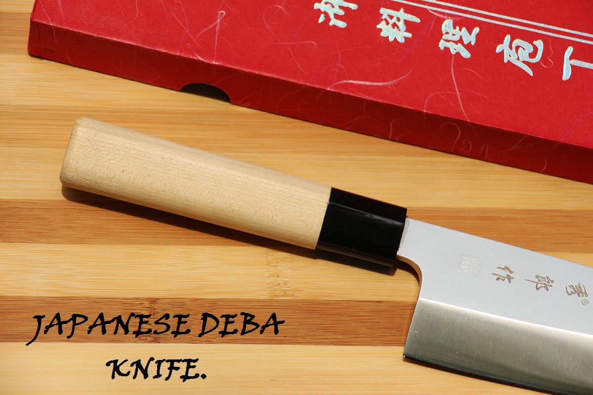 มีดเดบะแล่ปลากล่องแดง Japanese Deba Knife ของแท้ 100 % ขนาด 12 นิ้ว
