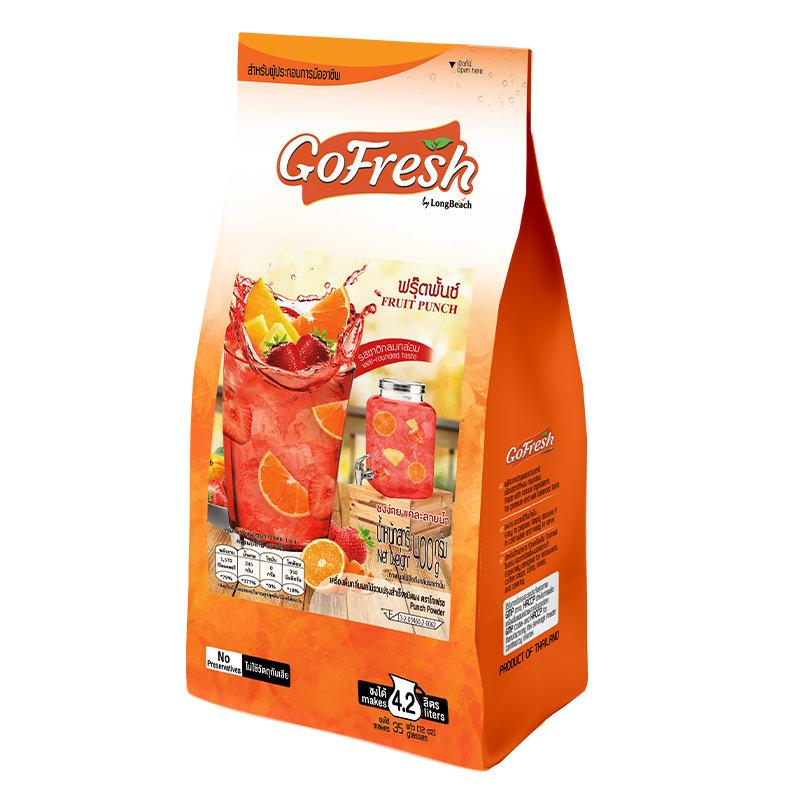 Gofresh ลองบีช - ผงฟรุ๊ตพันซ์ ขนาด 400 กรัม