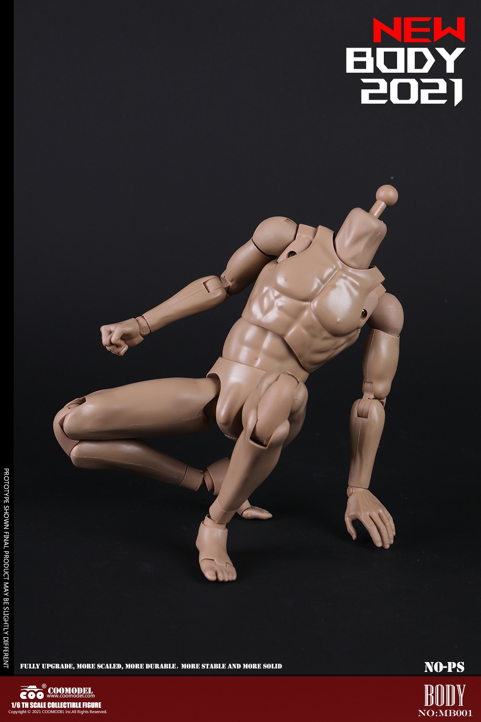 COOMODEL MB001-4 1/6 NEW TYPE MALE BODY