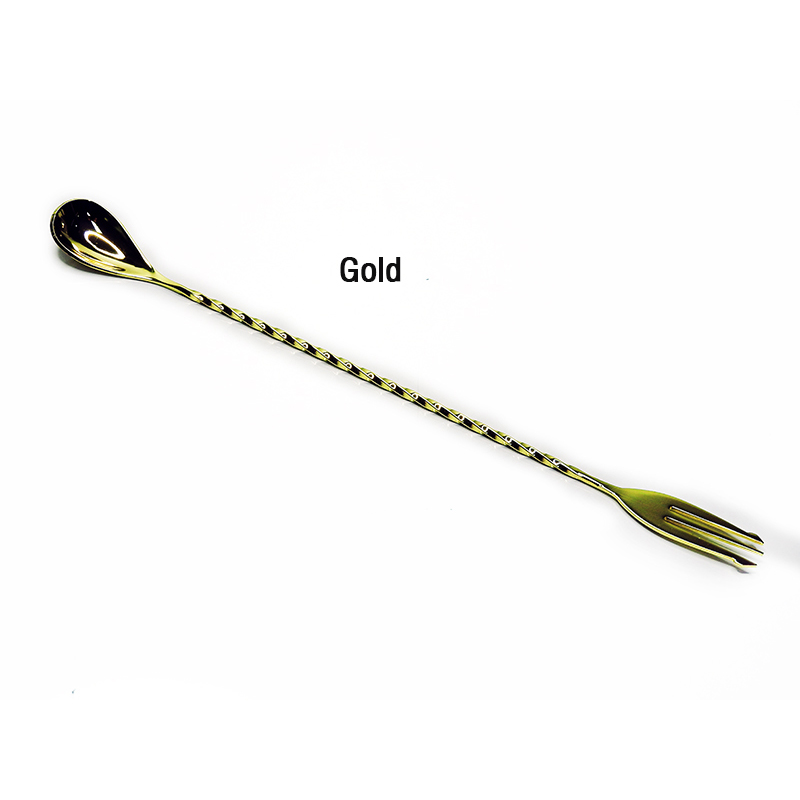 ช้อนบาร์ ยาว 30 cm. ปลายด้ามเป็นส้อม 1630-010