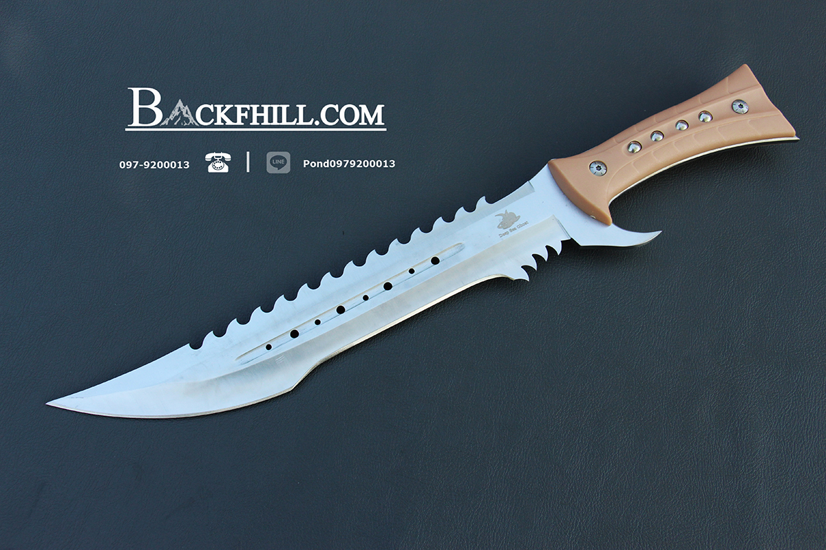 ดาบอสูรใต้ทะเล Deep Sea Ghost สุดโหดทะเลลึก Stainless Steel 17 นิ้ว