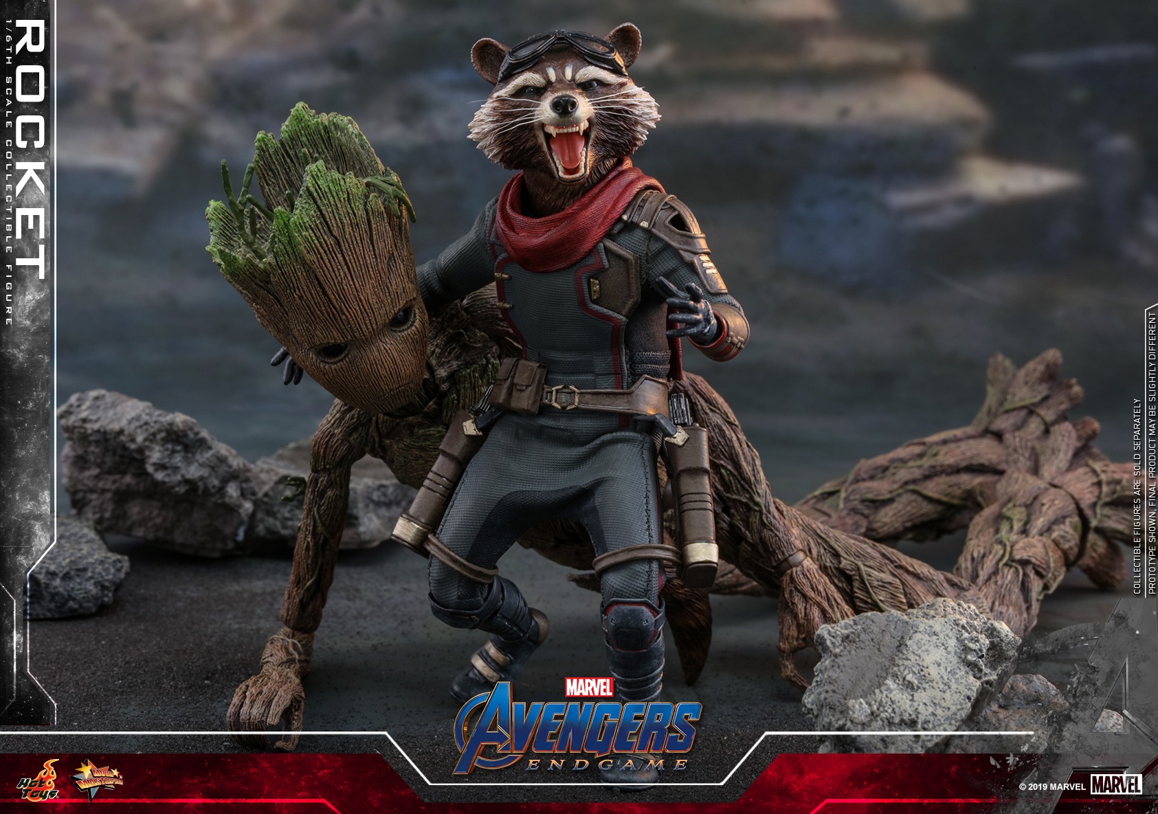 Hot Toys MMS548 Avengers: Endgame 1/6 Rocket