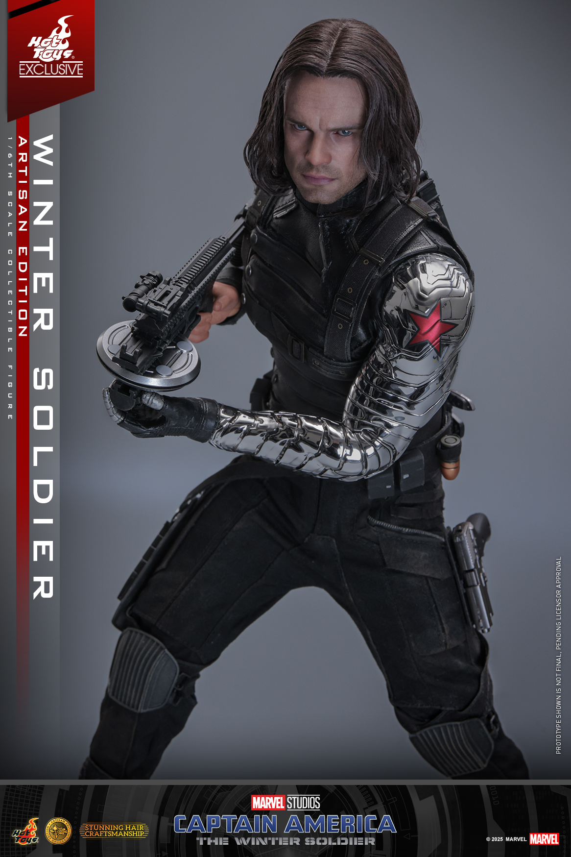 Hot Toys MMS790AEB Captain America: The Winter Soldier - Winter Soldier (Artisan Edition) (Special Edition) [Hot Toys Exclusive]