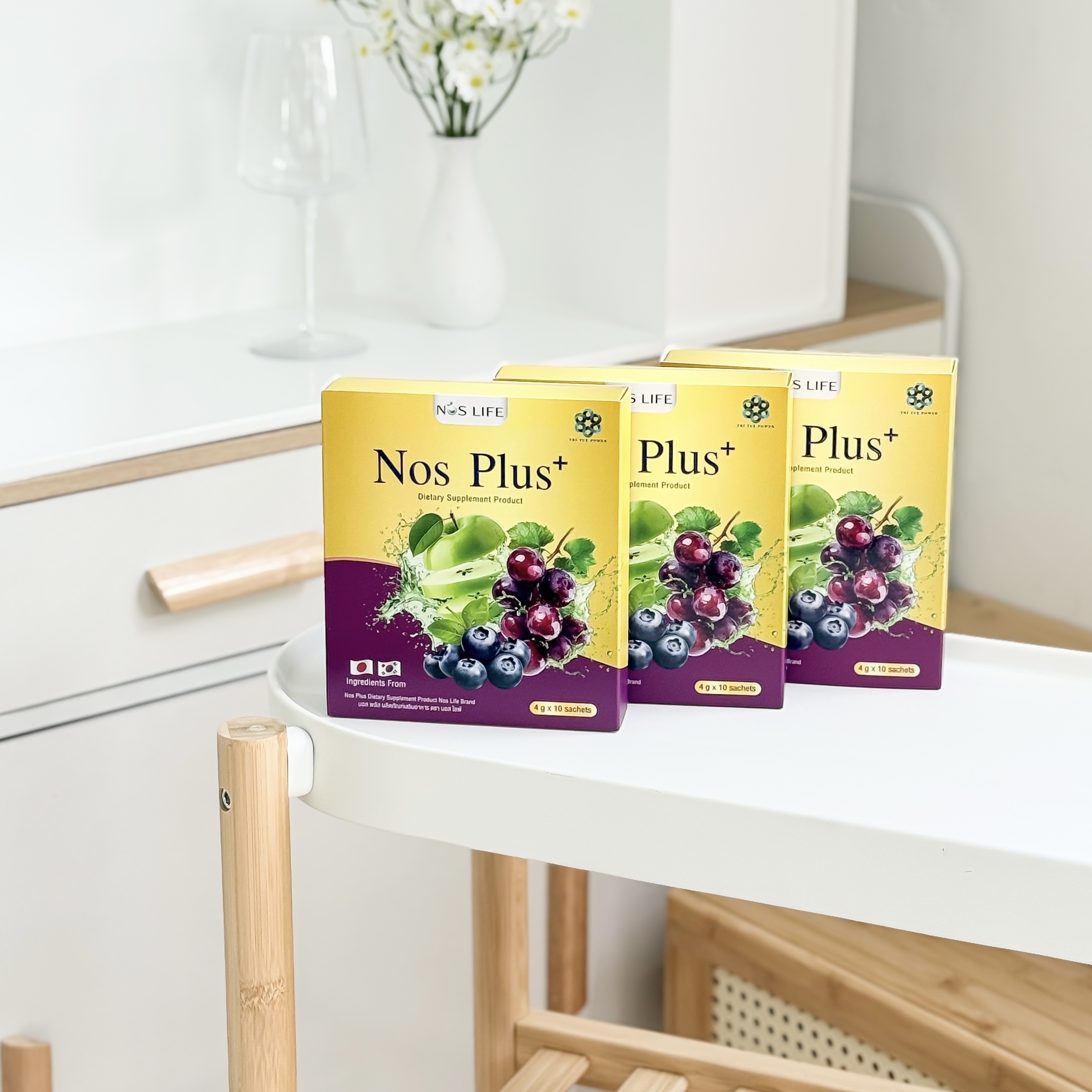 Nos Plus 3 กล่อง มี 30 ซอง