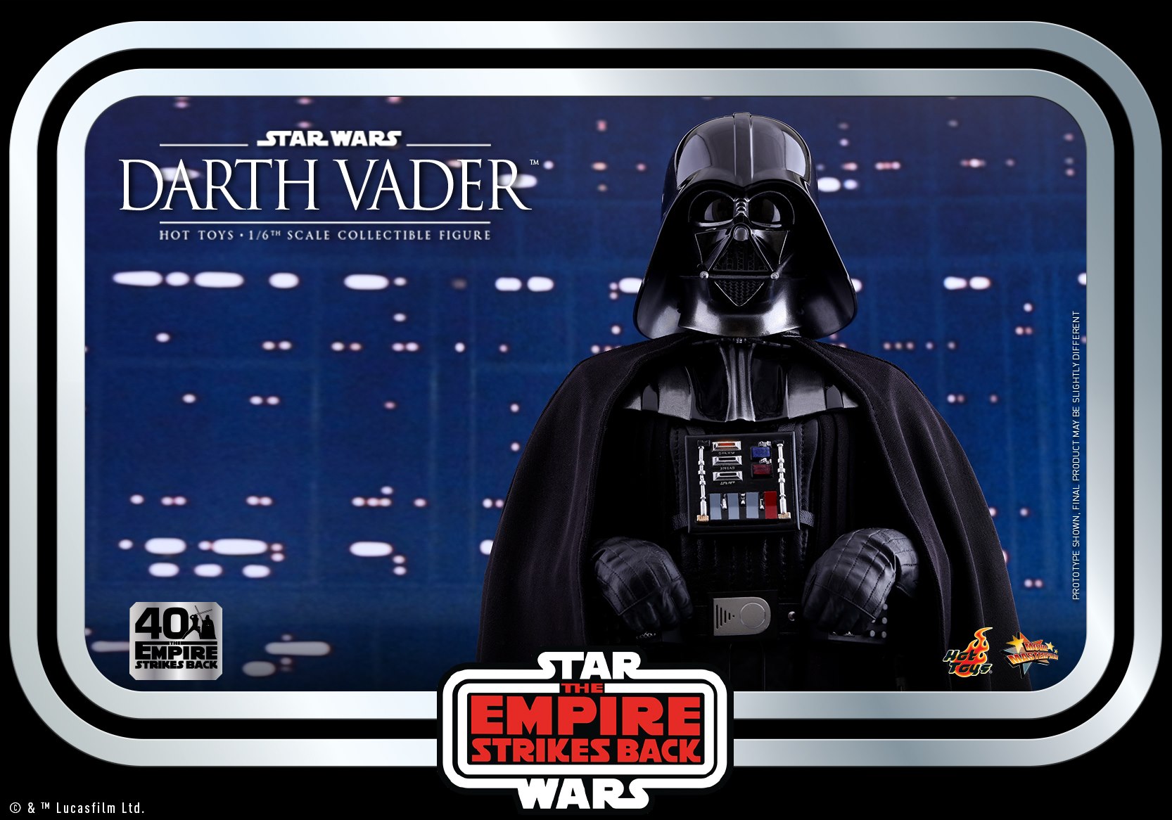 Hot Toys MMS572 Star Wars The Empire Strikes Back™ 1/6 Darth Vader™ (The Empire Strikes Back 40th Anniversary Collection)