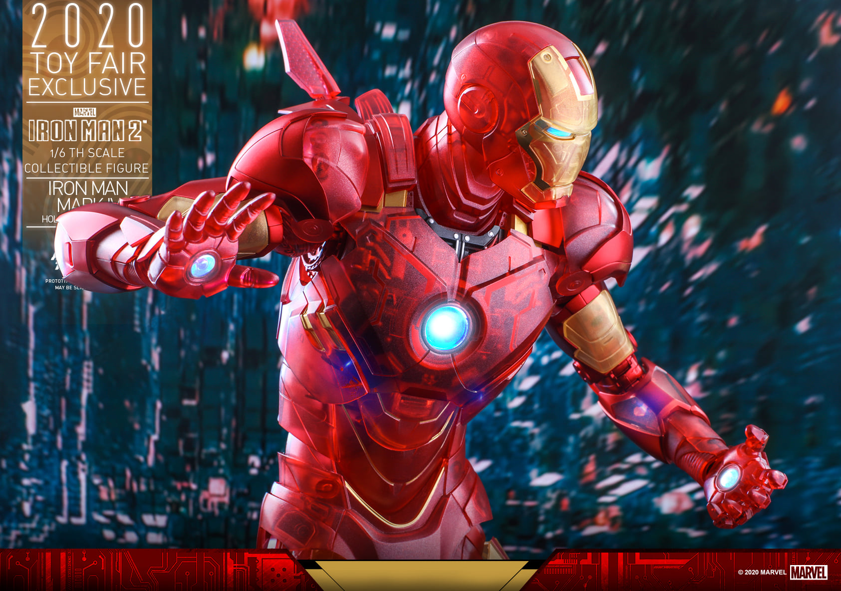 Hot Toys MMS568 IRON MAN 2 - IRON MAN MARK IV (HOLOGRAPHIC VERSION)