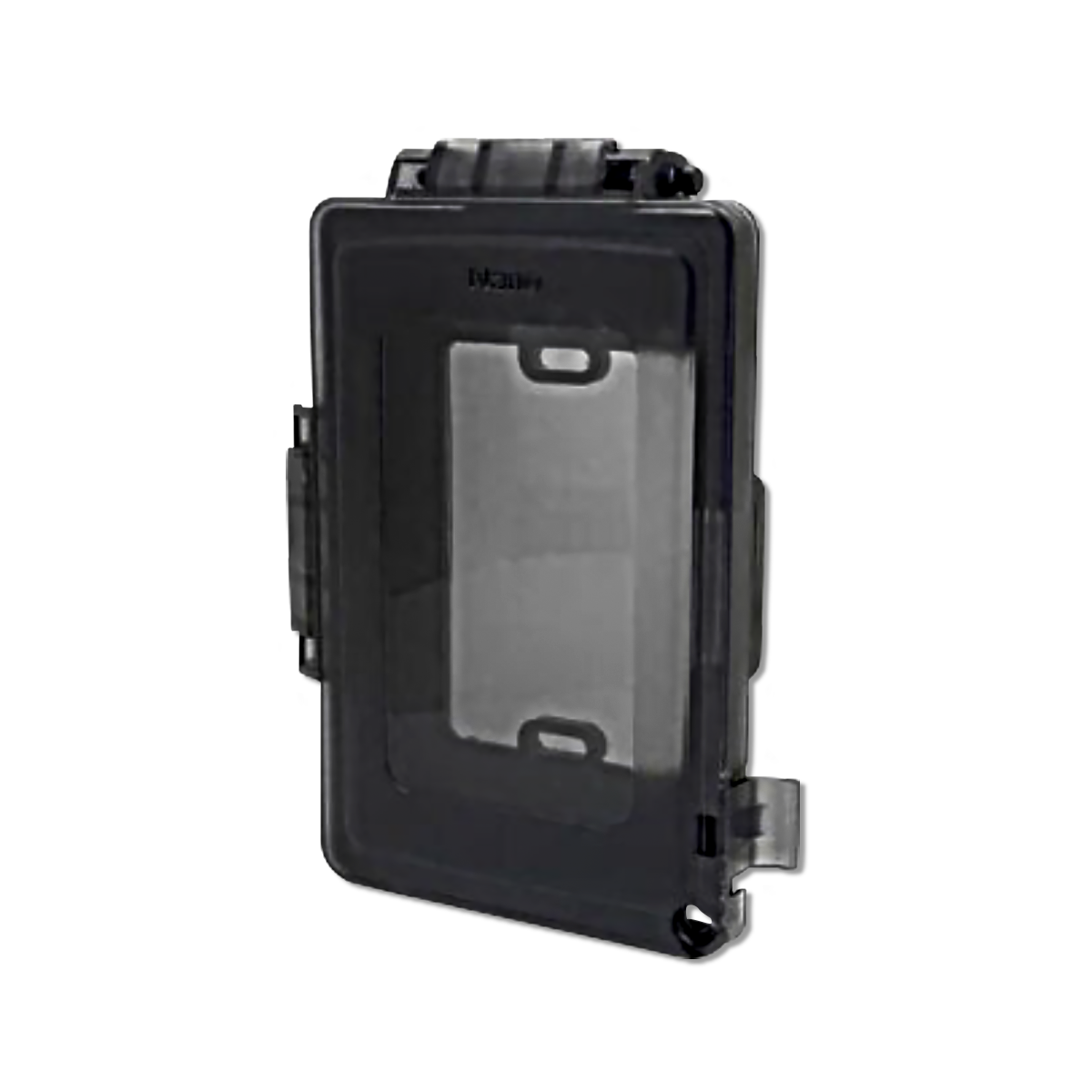 NANO ฝาครอบแผงหน้ากากกันน้ำแบบเรียบ สีดำ(ฝาดำใส) รุ่น NANO-413CBB (20 ชิ้น/กล่อง)