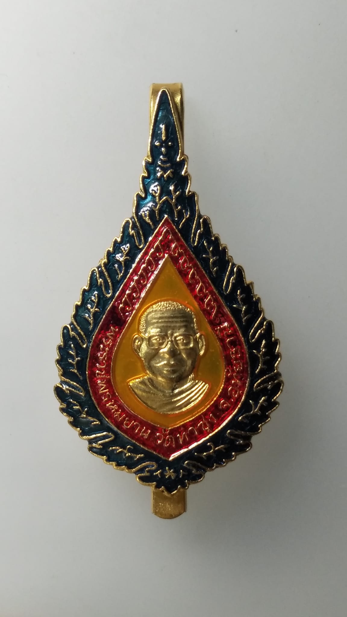 G554 เข็มกลัดลงยา หลวงพ่อฤาษีลิงดำ วัดท่าซุง จ.อุทัยธานี