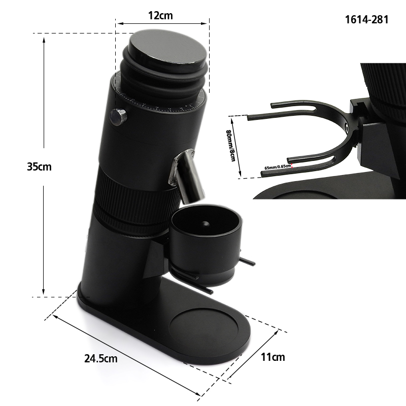APRESSO เครื่องบด เฟืองดำไทเทเนี่ยม 83mm 12 แฉก