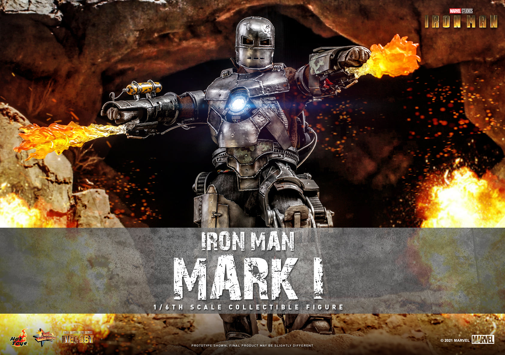Hot Toys MMS605D40 1/6 Iron Man - Iron Man Mark I