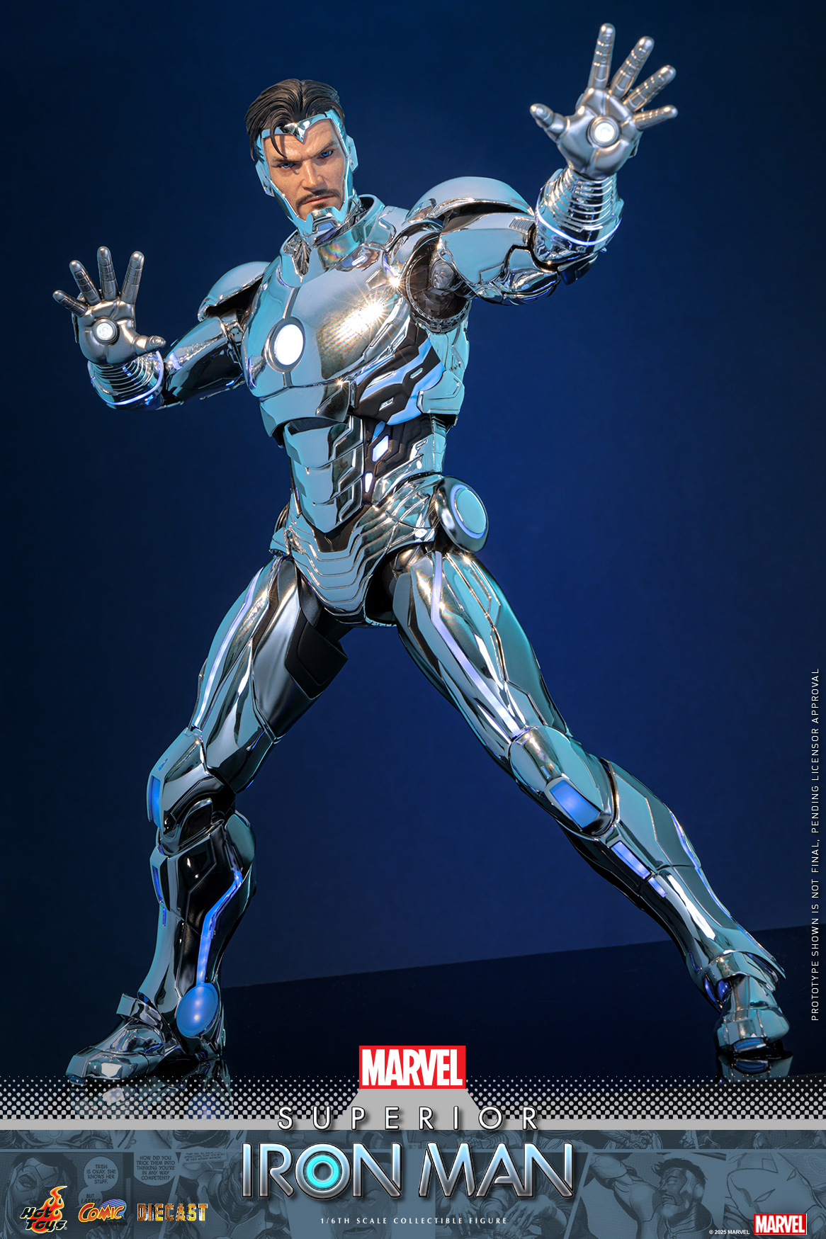 25/08/2568 Hot Toys CMS026D73 Marvel Comics - Superior Iron Man