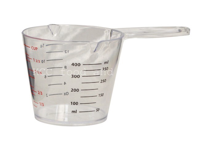 ถ้วยตวง แบบใส ใหญ่ 12.5 x 9.6cm 500ml. RW2004