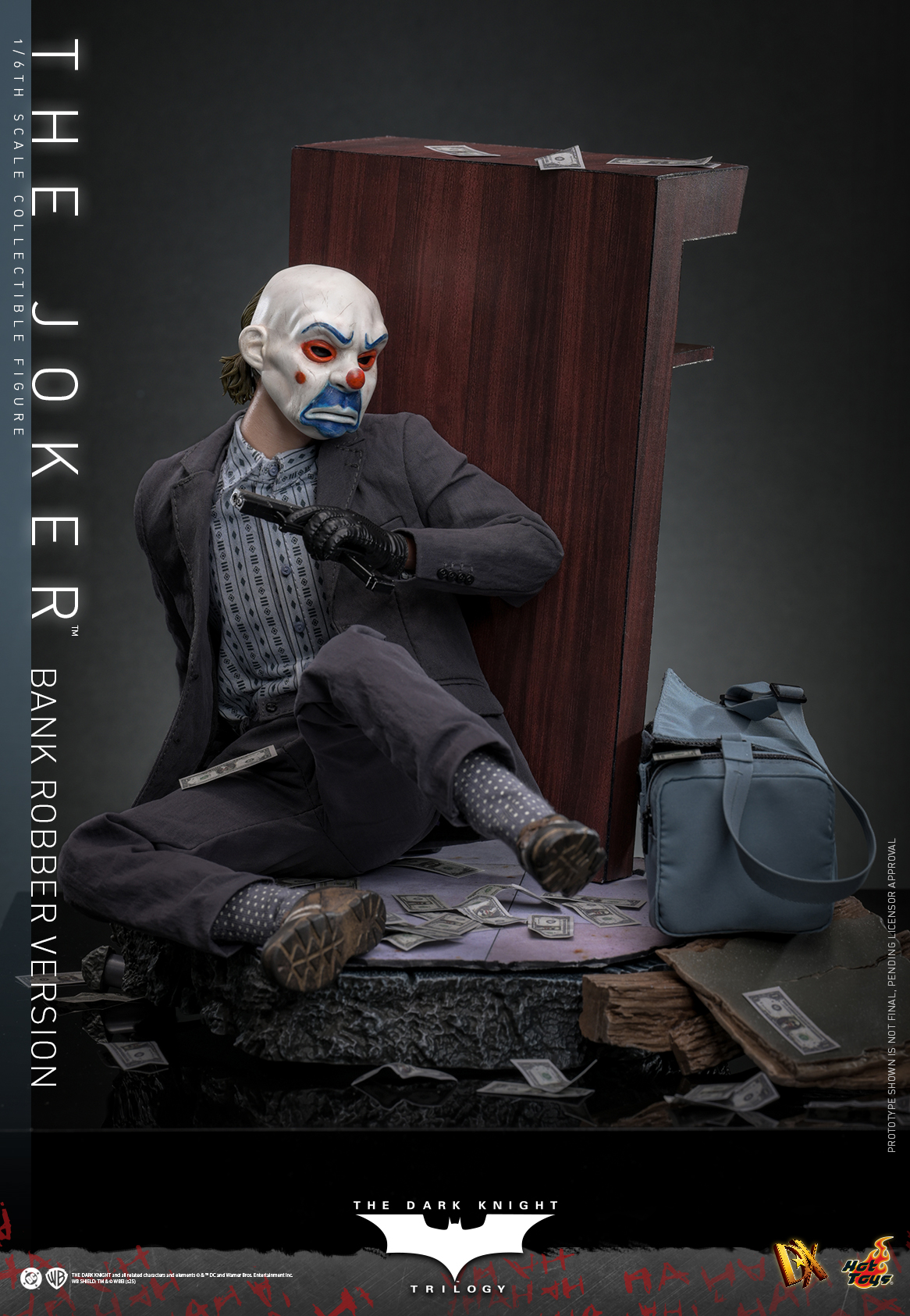 25/08/2568 Hot Toys DX50 The Dark Knight Trilogy - The Joker (Bank Robber Version)