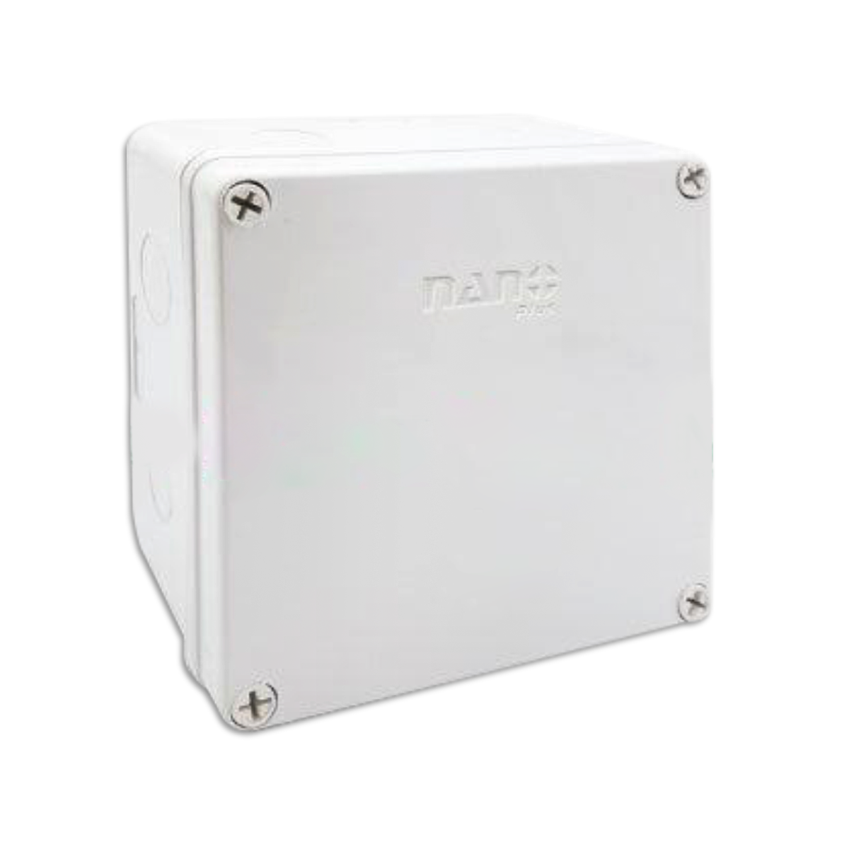 กล่องกันน้ำสีขาว 6"x6" x3.3" รุ่นนาโนพลัส 204W-NNP (30 ชิ้น / กล่อง)