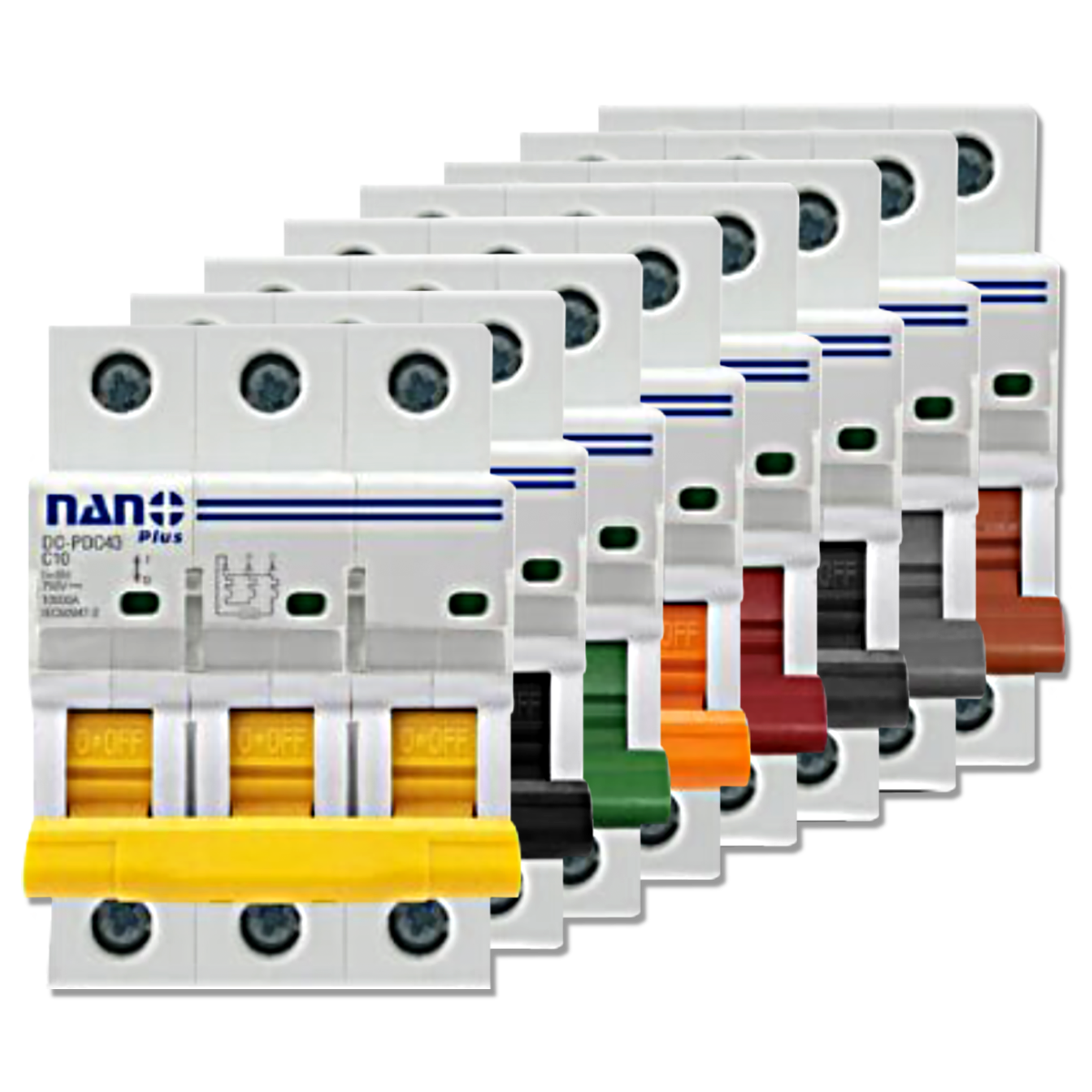 NANO เซอร์กิตเบรกเกอร์ NANO PLUS 10kA DC 3P 750V