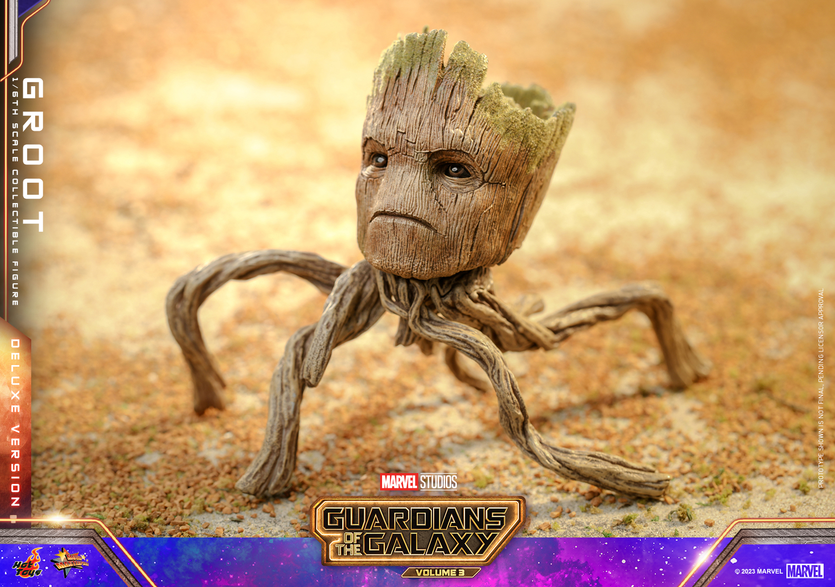 Hot Toys MMS707 1/6 Guardians of the Galaxy Vol. 3 - Groot (Deluxe Version)