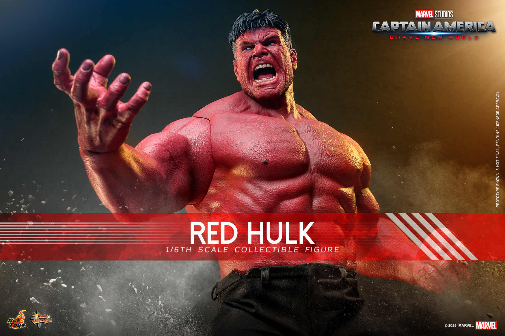 Hot Toys MMS797 Captain America: Brave New World - Red Hulk