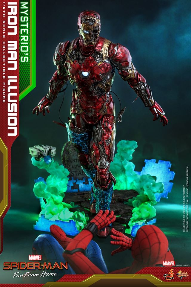 Hot Toys MMS580 Spider-Man: Far From Home - Mysterio’s Iron Man Illusion