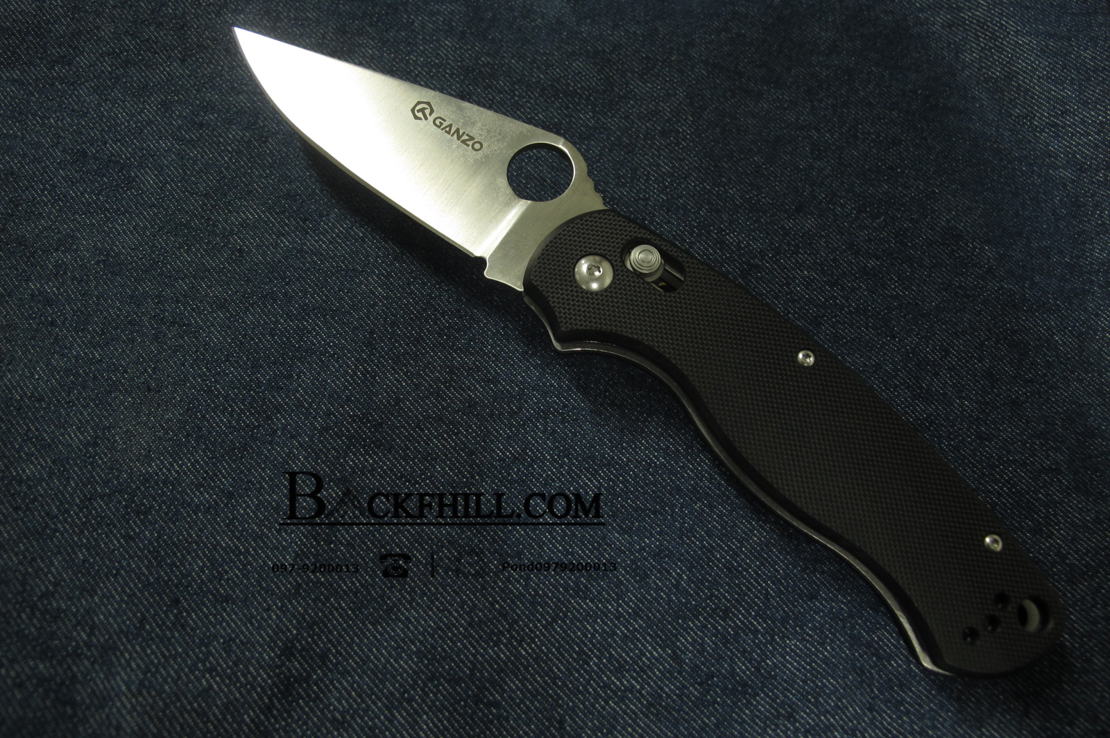 มีด Ganzo รุ่น G729-BK Folding Knife Handle G10.