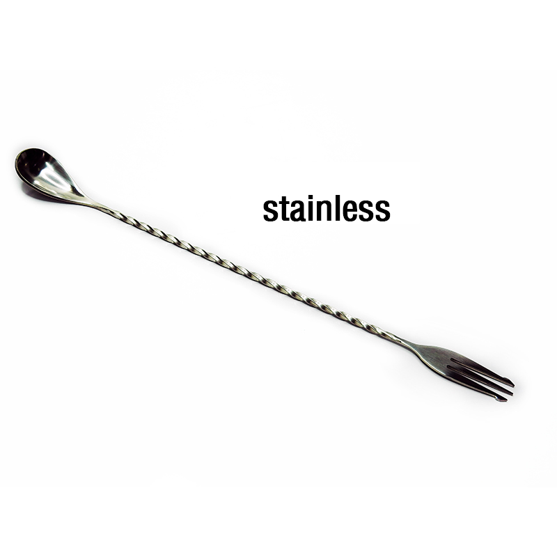 ช้อนบาร์ ยาว 30 cm. ปลายด้ามเป็นส้อม 1630-010