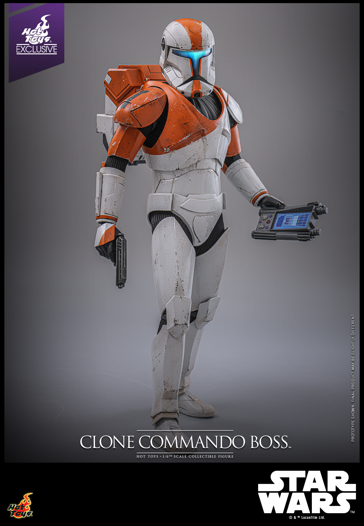 Hot Toys TMS151 Star Wars: The Clone Wars - Clone Commando Boss [Hot Toys Exclusive]