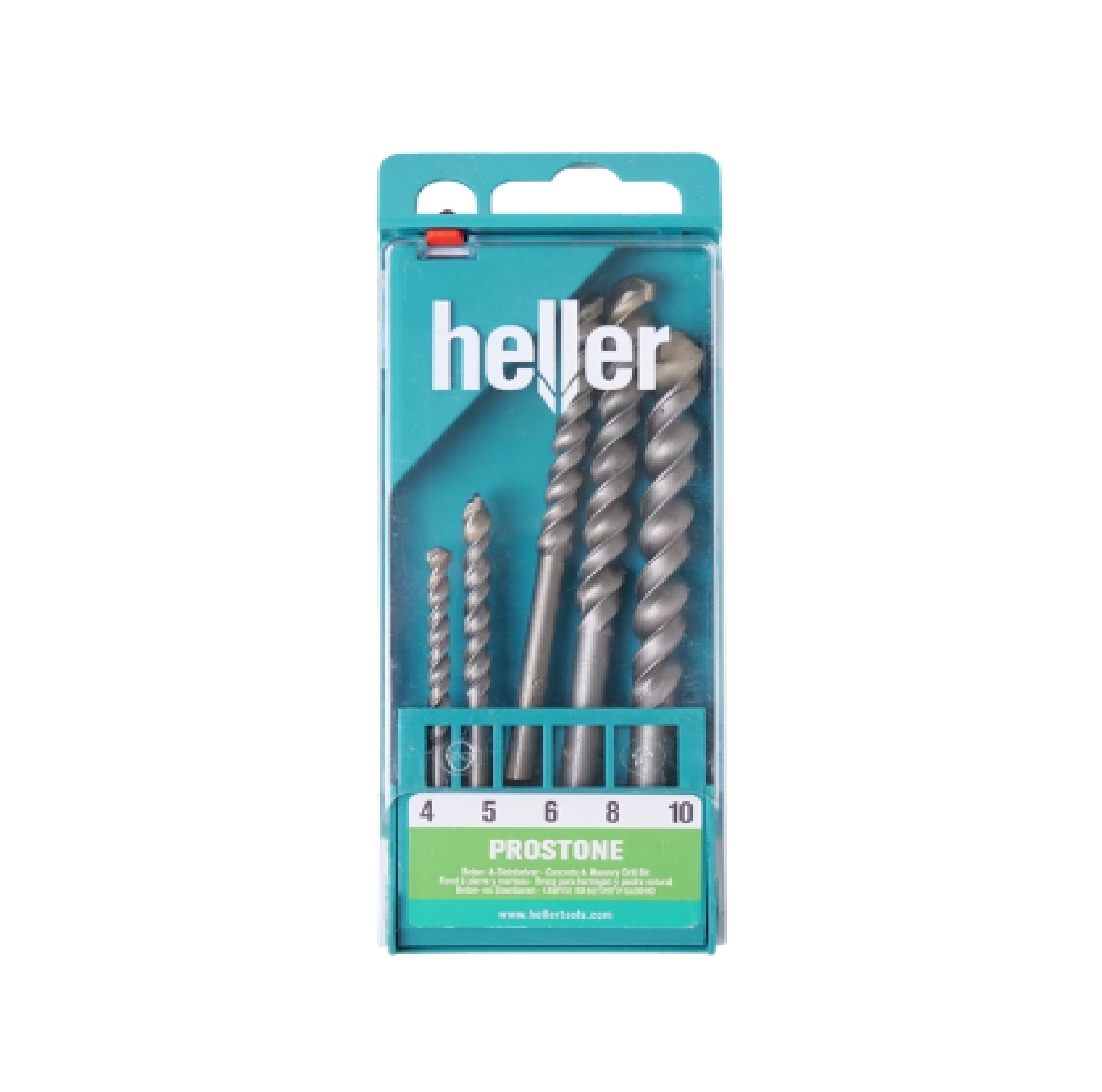HELLER ชุดดอกสว่านเจาะคอนกรีต 5 ชิ้น