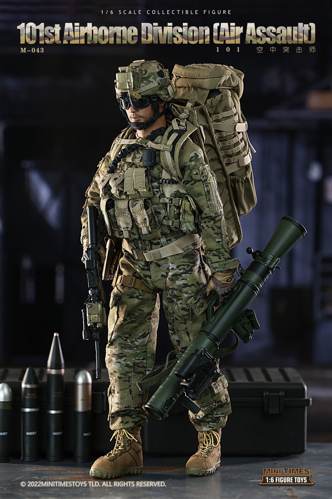 MINI TIME MT-M043 1/6 101st Airborne Division Air (Assault)