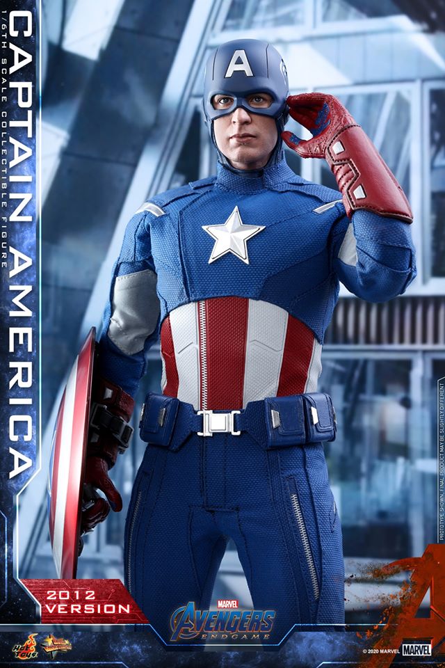 Hot Toys MMS563 Avengers: Endgame - Captain America (2012 Version)