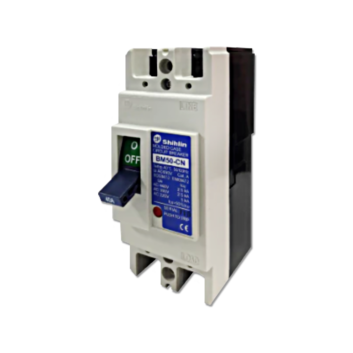 เซอร์กิตเบรกเกอร์ SHIHLIN/NANO MCCB 2 Pole BM-50CN