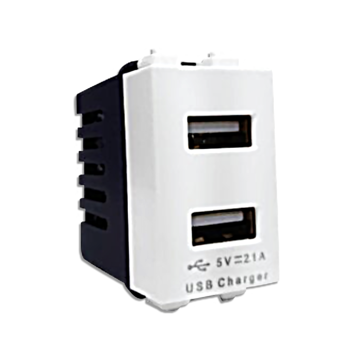 NANO เต้ารับชาร์จ USB 2.1A 5V ขนาด 1 ช่อง Classic series รุ่น SC-USB2