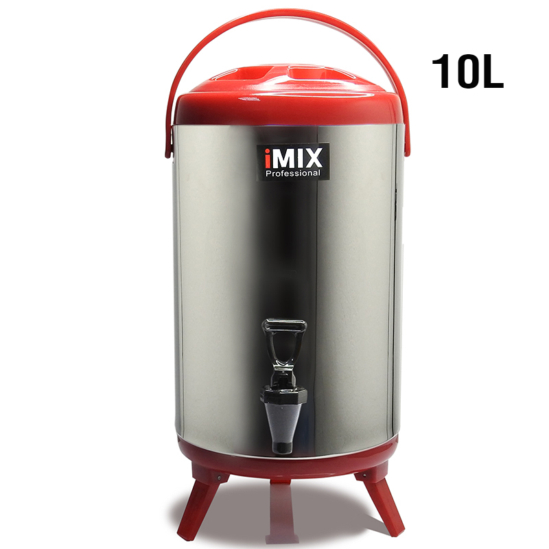 ถังเก็บชานม เก็บเครื่องดื่มได้ทั้งน้ำร้อน-เย็นสแตนเลส 10 ลิตร